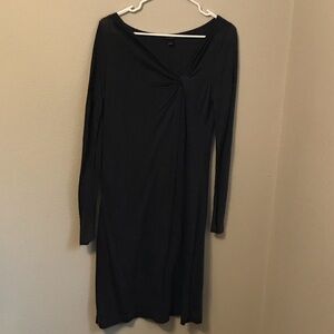 Ann Taylor Black Long Sleeve Dress